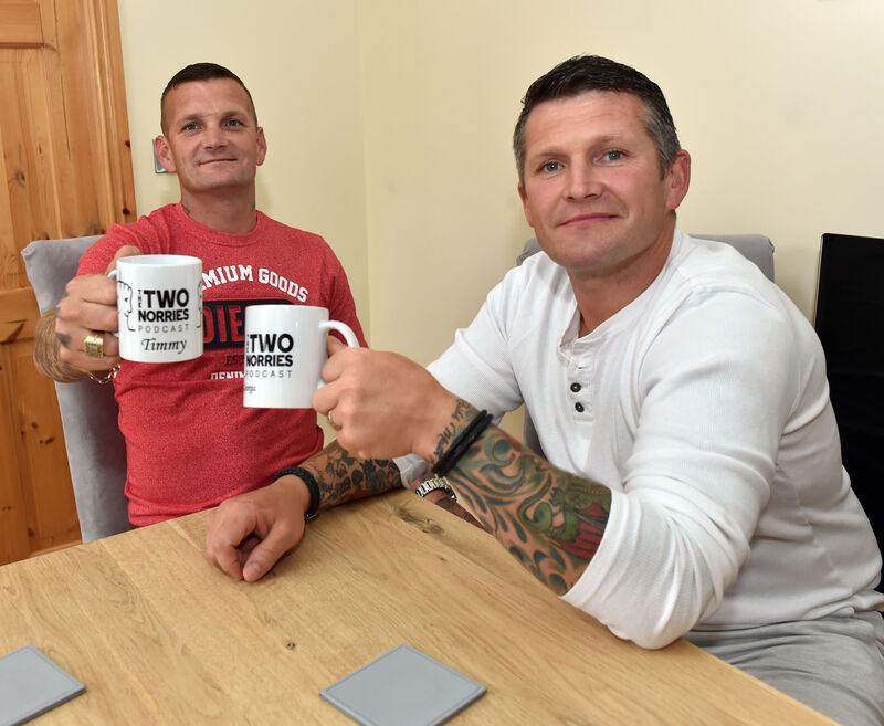 Brothers Tommy (left) and Timmy Long at home in Churchfield Picture: Eddie O'Hare