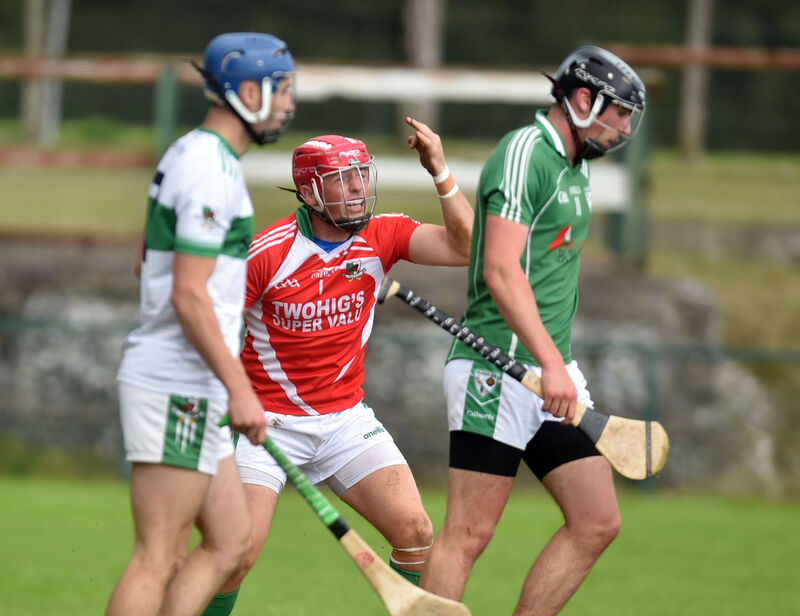 Kanturk goalkeeper Anthony Nash shows his frustration after Killeagh's Daniel Landers scored a goal. Picture: Eddie O'Hare Kanturk goalkeeper Anthony Nash shows his frustration after Killeagh's Daniel Landers scored a goal. Picture: Eddie O'Hare