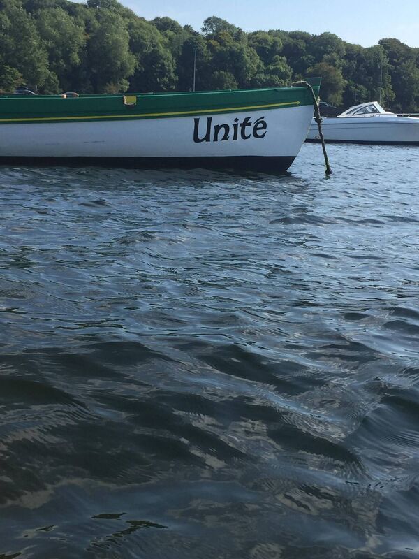 Cammy spotted the Unite boat during her trip. Cammy spotted the Unite boat during her trip.