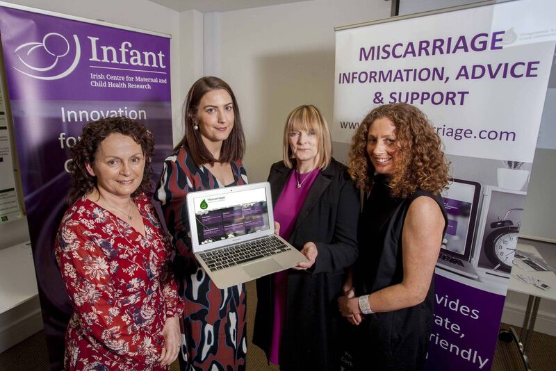 Anna-Maria Verling, Clinical Bereavement Midwife Specialist, Pregnancy Loss Research Group, CUMH, UCC; Caoimhe Byrne, Public Engagement & Communications Manager at INFANT, UCC; Dr Keelin Anna-Maria Verling, Clinical Bereavement Midwife Specialist, Pregnancy Loss Research Group, CUMH, UCC; Caoimhe Byrne, Public Engagement & Communications Manager at INFANT, UCC; Dr Keelin