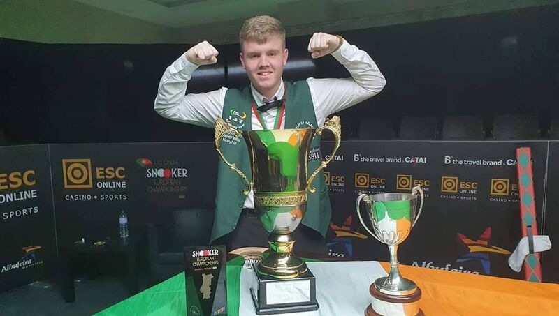 Cork snooker sensation Aaron Hill is heading for the top.