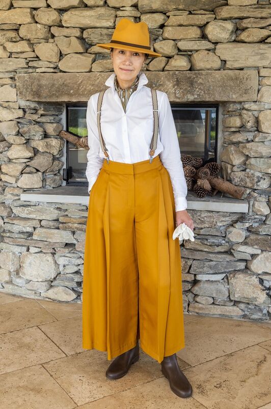 Linda Wong in her Country Chic ensemble.
