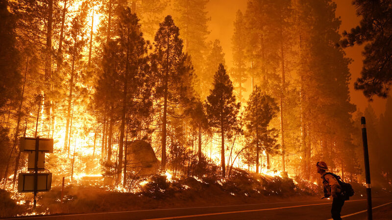 200 airlifted to safety as California wildfires rage