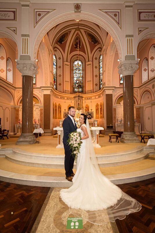 The couple said their vows in St Patrick's Cathedral in Skibbereen. The couple said their vows in St Patrick's Cathedral in Skibbereen.