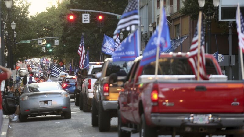 One killed as Trump supporters and protesters clash in Portland