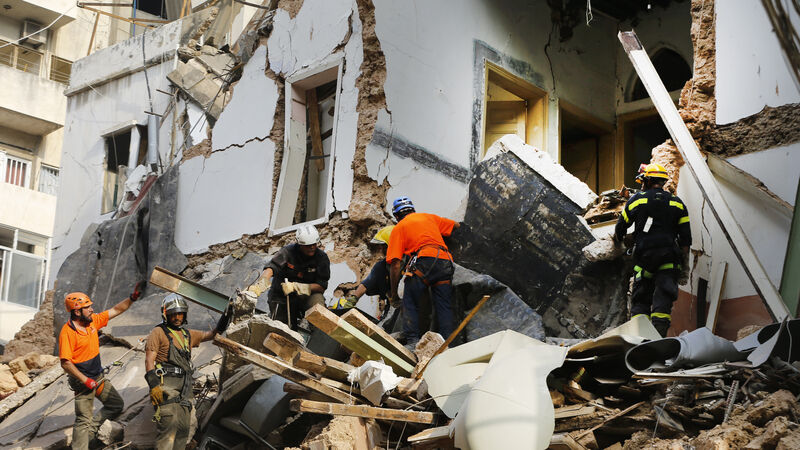 Signal in Beirut rubble raises hope for survivor a month after explosion Signal in Beirut rubble raises hope for survivor a month after explosion
