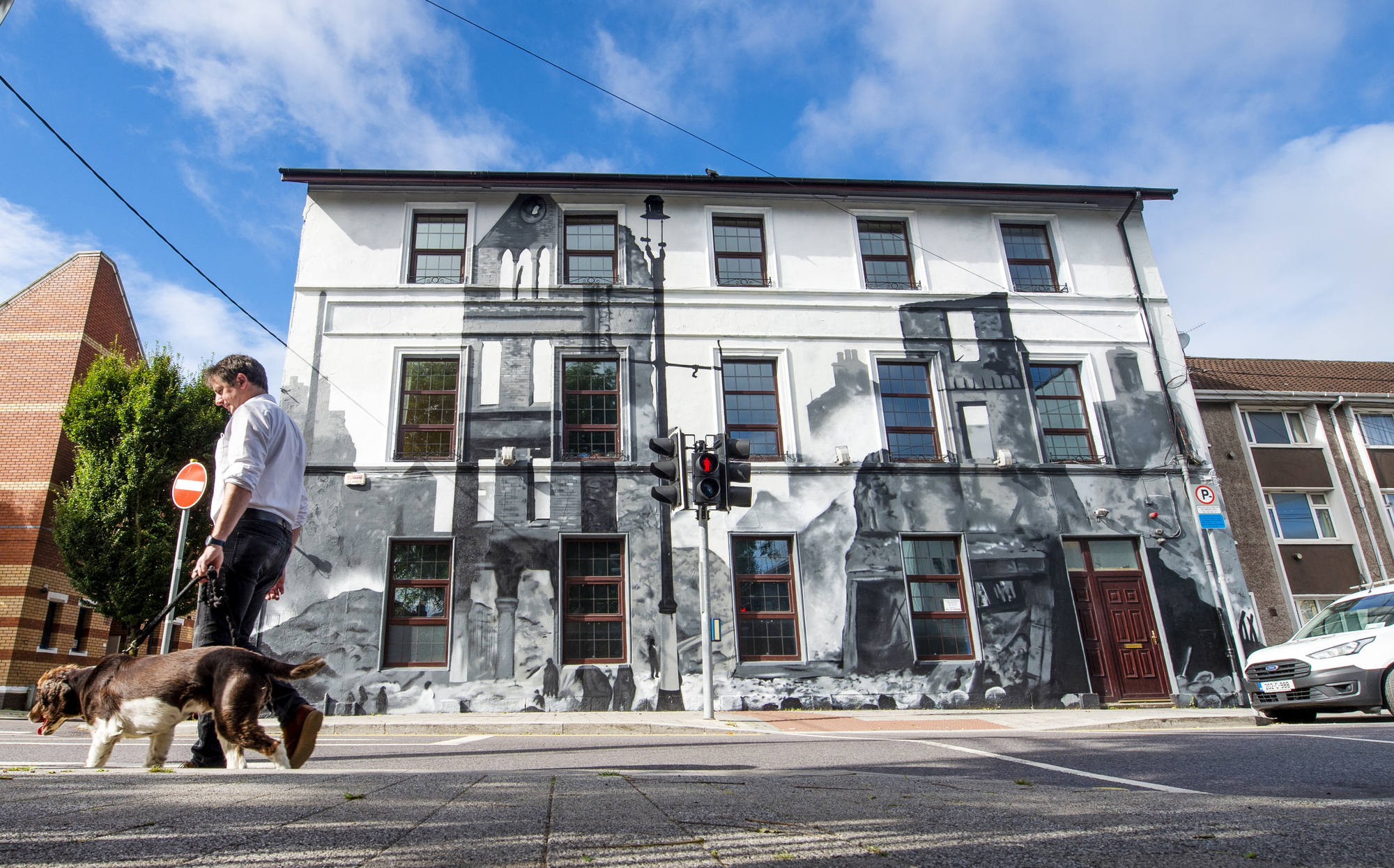 Mural depicting the Burning of Cork gives locals sense of what 'fellow