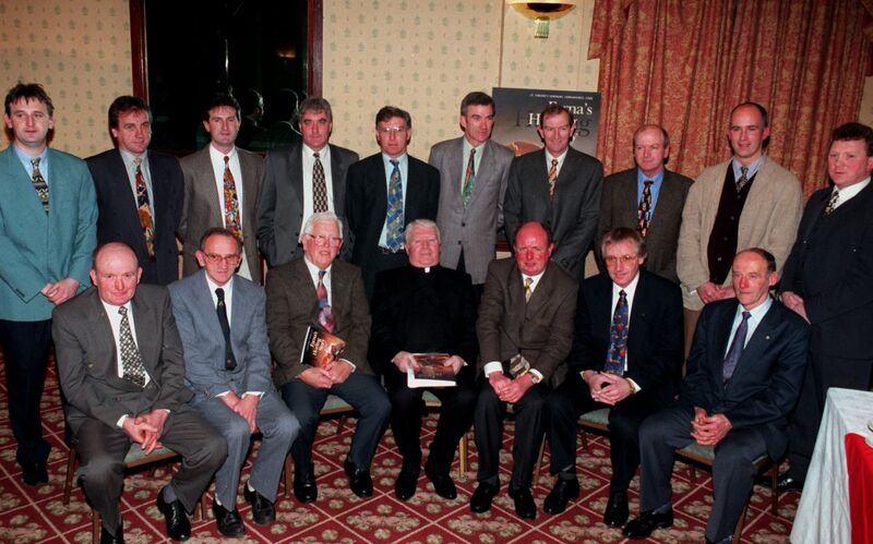At the launch of Farna's Hurling Story, Mark Foley is second left in the back row. Picture: Denis Minihane At the launch of Farna's Hurling Story, Mark Foley is second left in the back row. Picture: Denis Minihane