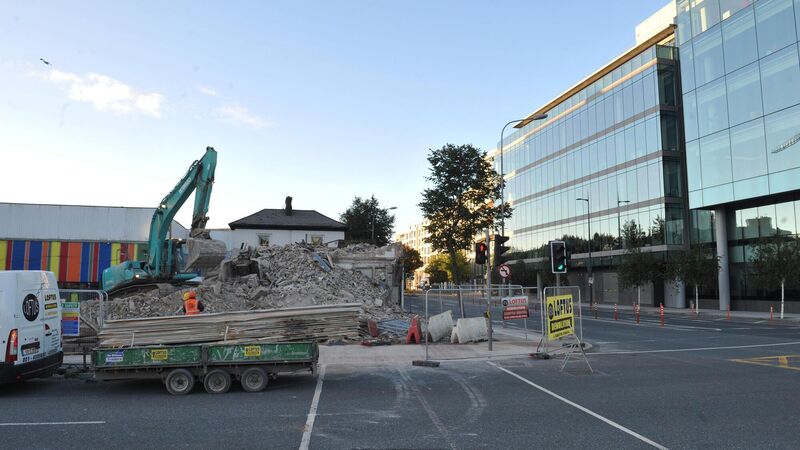 WATCH: A 'sad day' and a gap on Cork's skyline as the Sextant is demolished