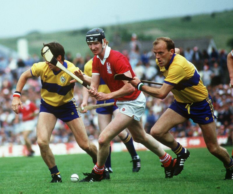 Kevin Hennessy and Ger Loughnane of Clare. Picture: INPHO/Billy Stickland