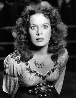 Maureen O'Hara as Esmerelda Maureen O'Hara as Esmerelda