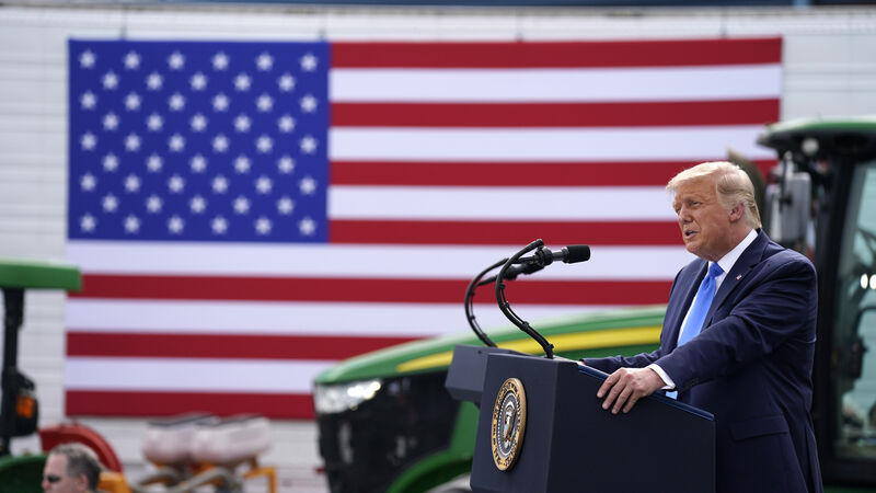 President Trump questions integrity of election after nomination
