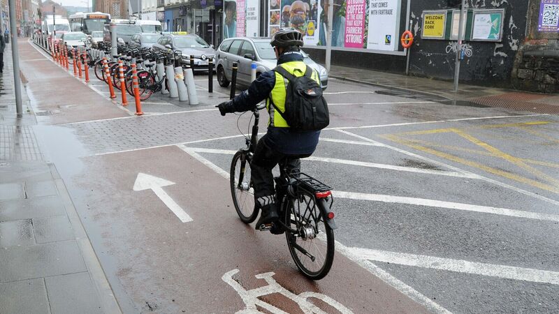 Protections for Cork city cycle lanes welcomed Protections for Cork city cycle lanes welcomed