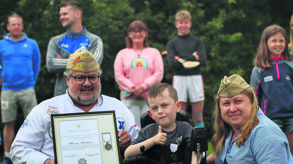 Bravery award for little fighter Harry