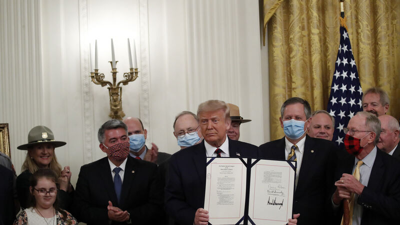 Donald Trump signs legislation to maintain national parks and other public land Donald Trump signs legislation to maintain national parks and other public land