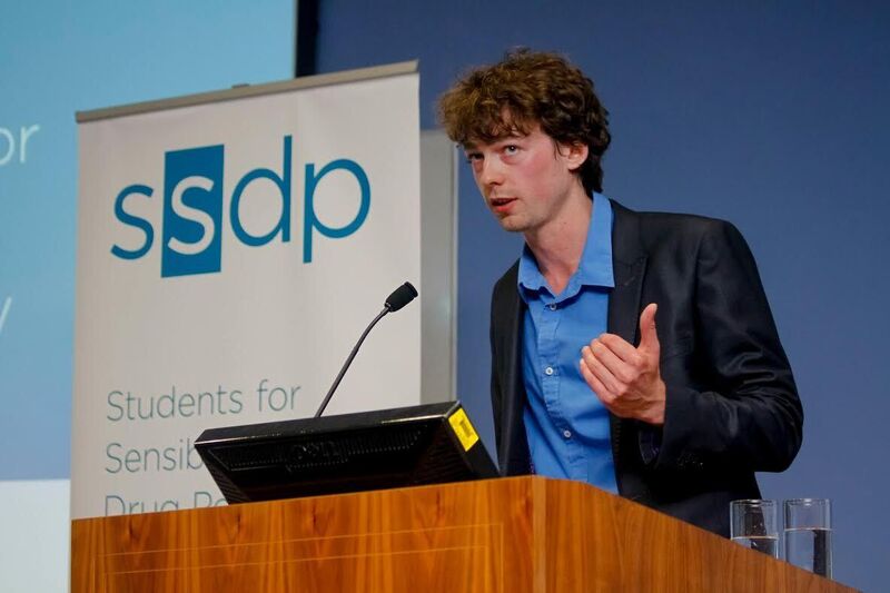 Graham de Barra of the Irish chapter of the Students for Sensible Drug Policy Graham de Barra of the Irish chapter of the Students for Sensible Drug Policy