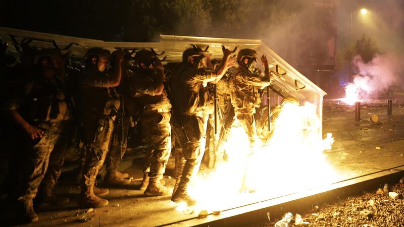 Protesters storm government buildings as fury over Beirut blast fuels violence Protesters storm government buildings as fury over Beirut blast fuels violence