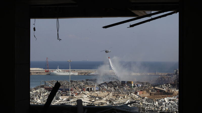 In Pictures: Lebanon’s capital left strewn with damage after sea port blast