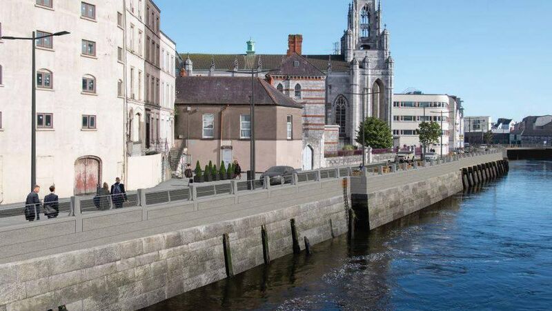 A view of the Fr Matthew Quay as part of the Morrison's island plans.