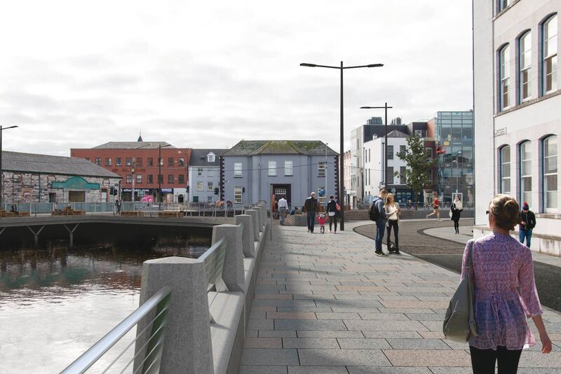 The Morrison's Island Public Realm and Flood Defence Project (proposed)