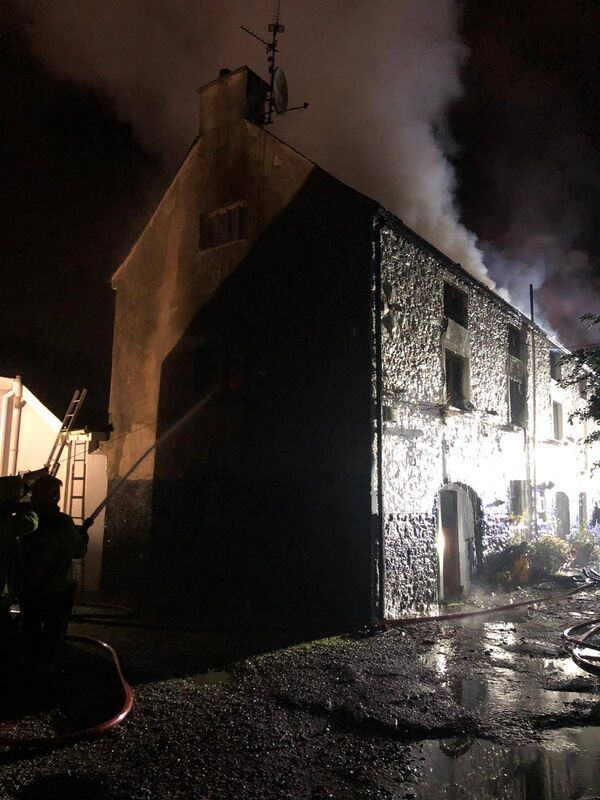 A serious fire broke out on Main Street in Midleton overnight. Picture: Twitter/Cork County Fire Service - @corkcountyfire. A serious fire broke out on Main Street in Midleton overnight. Picture: Twitter/Cork County Fire Service - @corkcountyfire.