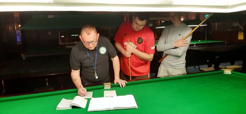 Cork snooker: David Joyce makes the draw for the Macou Sporting Club tournament. Cork snooker: David Joyce makes the draw for the Macou Sporting Club tournament.