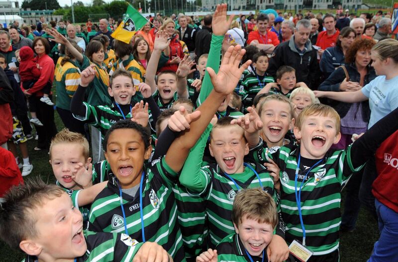 Adam Idah having with with his teammates from Douglas in the communty games finals in Athlone in 2010 Picture: Eddie O'Hare Adam Idah having with with his teammates from Douglas in the communty games finals in Athlone in 2010 Picture: Eddie O'Hare