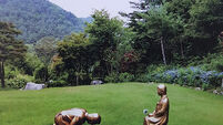 South Korea Japan Statue Row