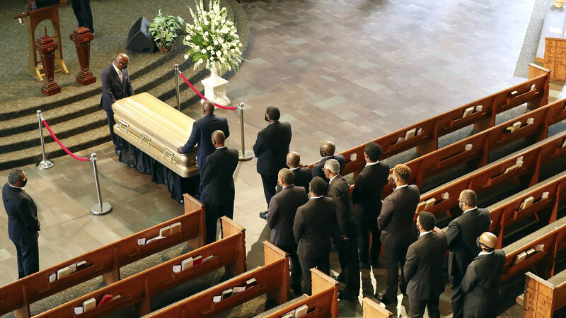 Mourners bid farewell to Rayshard Brooks at historic church Mourners bid farewell to Rayshard Brooks at historic church