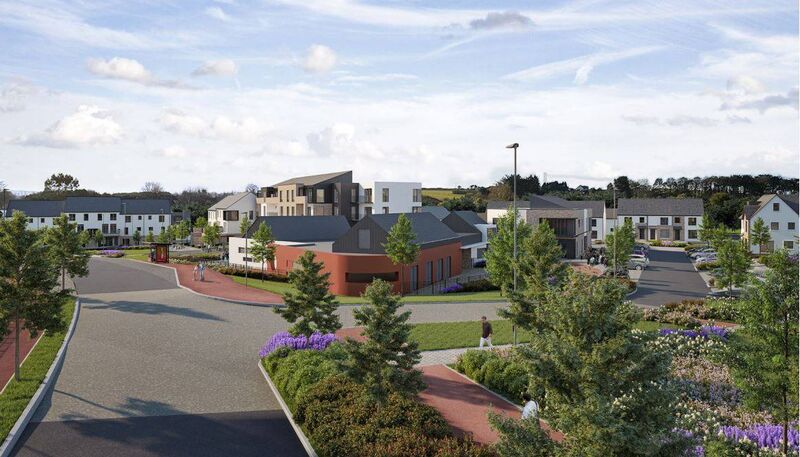 An artist impression of the Ballyvolane housing project.
