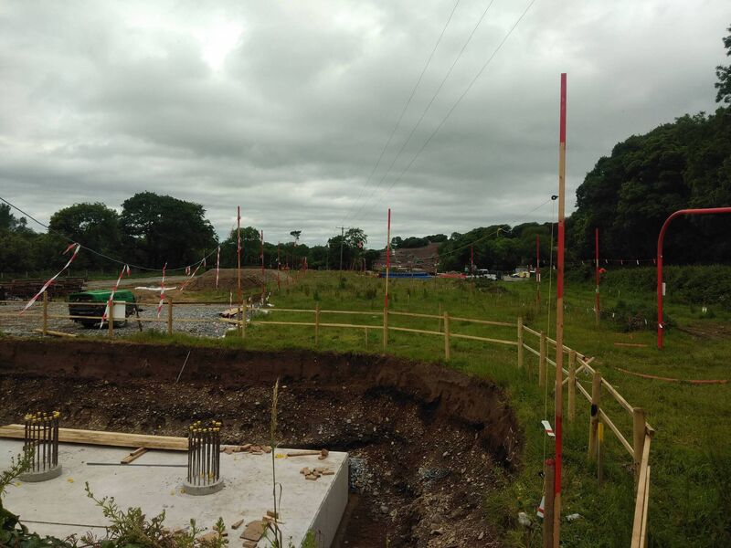 Work on the N22 bypass of Macroom, looking west from the Sullane River bridge east of the town. Picture: John Dolan, June 24 2020. Work on the N22 bypass of Macroom, looking west from the Sullane River bridge east of the town. Picture: John Dolan, June 24 2020.