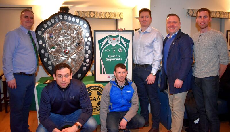 Ballincollig's primary sponsor is Quish's SuperValu, included here are club chairman Dave Walsh, Cormac Quish, Colm Kelleher, Patrick Kelly, Liam Jennings and Conor Sexton. Picture: Mike English