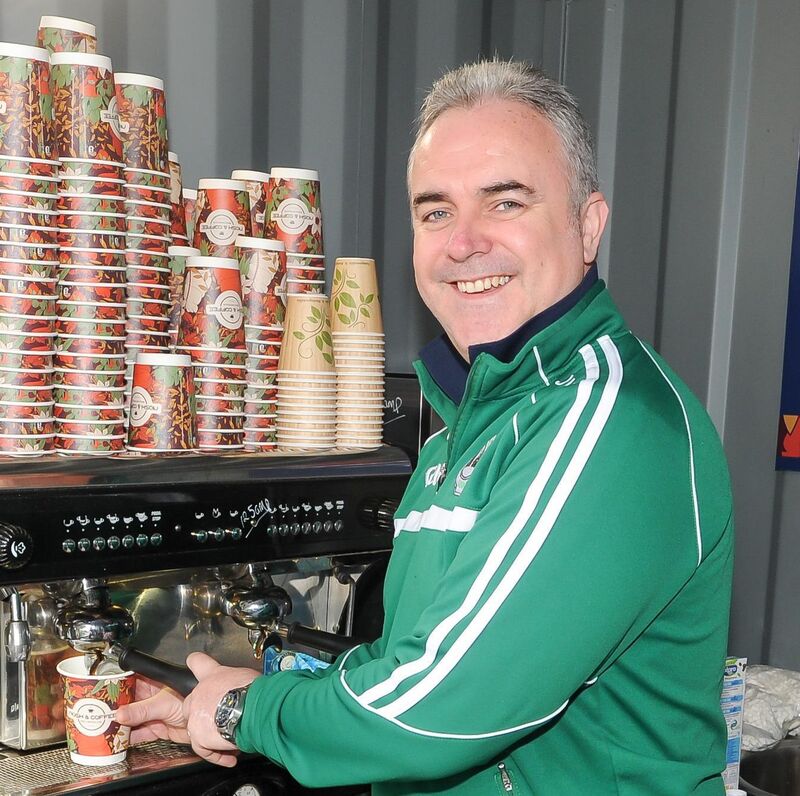 Chairman David Walsh at An Camann Tae coffee dock in association with Ballincollig GAA. Picture: David Keane.