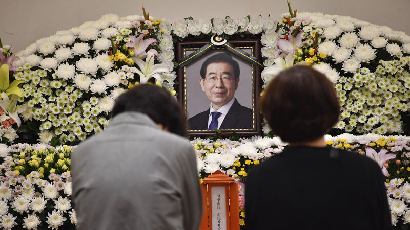 Seoul mayor’s death prompts sympathy as well as questions over his behaviour