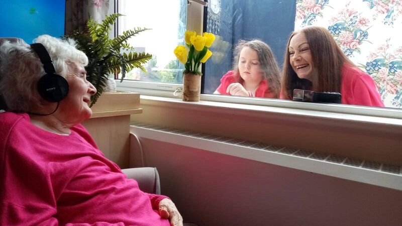 Community Champions at Cork nursing home created a clever way to keep families connected during lockdown Community Champions at Cork nursing home created a clever way to keep families connected during lockdown