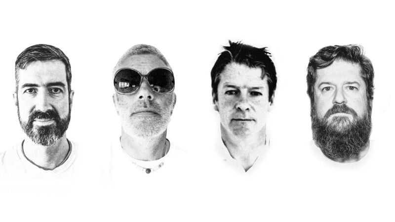 Emperor of Ice Cream. From left to right. Colum Young (drummer) John Hegarty AKA Haggis (vocals) Edward Butt (Bass) Graham Finn (Guitar). 