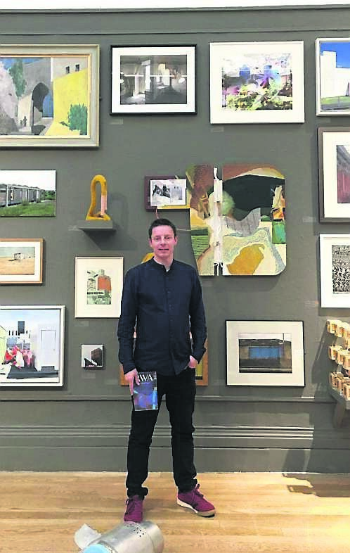 Gary at the Royal West of England Academy 167th Annual Open Exhibition in Bristol last year.