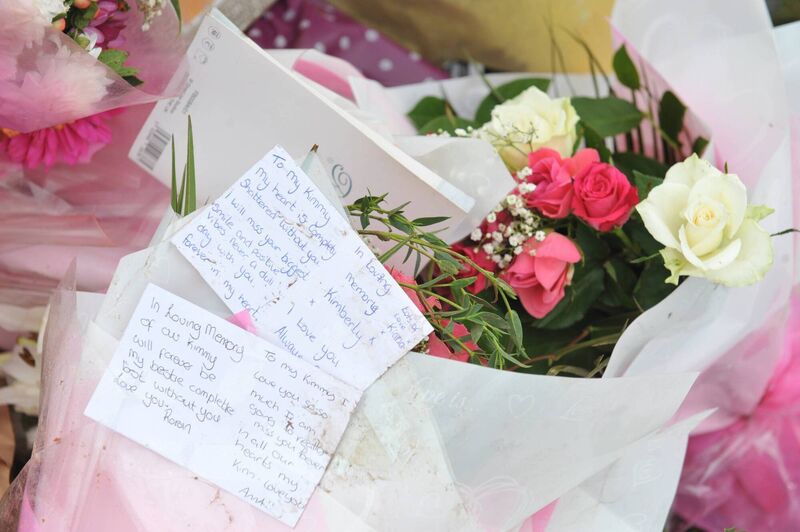Flowers, tributes, photos, candles and messages at the scene of the road traffic accident on Harbour View Road, in which Kimberly O'Connor lost her life. Flowers, tributes, photos, candles and messages at the scene of the road traffic accident on Harbour View Road, in which Kimberly O'Connor lost her life.