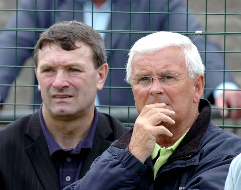 Cork and Barrs stalwarts Jimmy Barry-Murphy and Charlie McCarthy. Picture: Richard Mills.