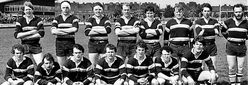 The Dolphin team who played Shannon in the Munster Senior Rugby Cup semi-final replay at Musgrave Park, Cork. Included is Phil O’Callaghan, third from the right, back row. The Dolphin team who played Shannon in the Munster Senior Rugby Cup semi-final replay at Musgrave Park, Cork. Included is Phil O’Callaghan, third from the right, back row.