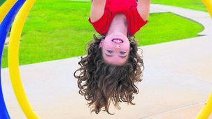 <p class="contextmenu internal_Caption">A DIFFERENT PERSPECTIVE: Children need to move about outside and explore to learn. Posed by model</p>