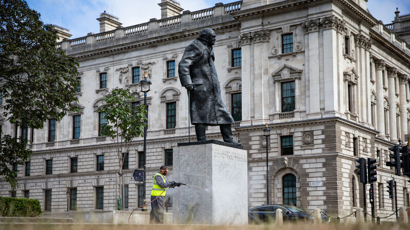 Google says Churchill image missing because of bug in system Google says Churchill image missing because of bug in system