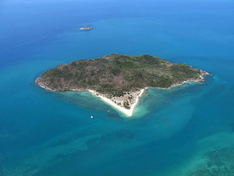 The island in Northern Australia where David Glasheen lives. Pictures from David Glasheen.