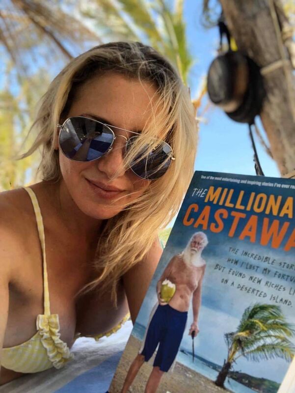 He published a book about how he spiralled into bankruptcy and a broken family and moved to the remote Australian island. Pictures from David Glasheen.