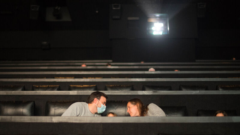 Customers welcome reopening of cinemas despite restrictions