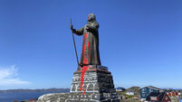 Greenland Statue Vandalized