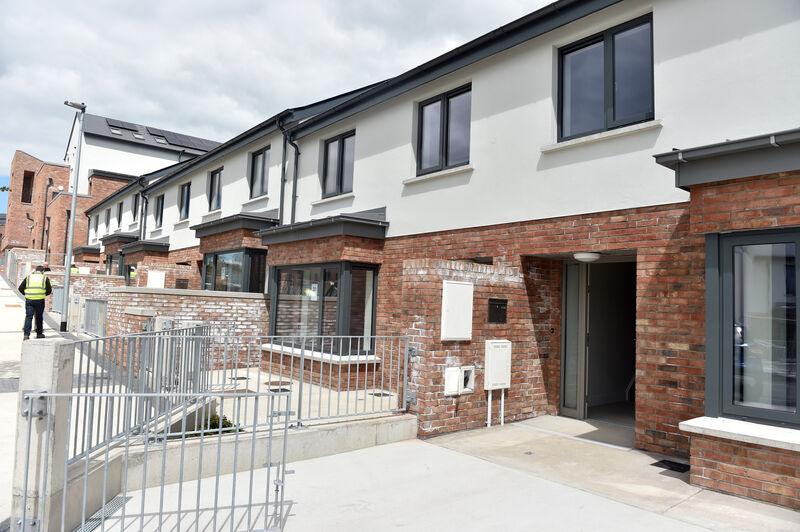 Exterior of the new council houses at Beara Drive off Harbour View Road in Knocknaheeny Picture: Eddie O'Hare Exterior of the new council houses at Beara Drive off Harbour View Road in Knocknaheeny Picture: Eddie O'Hare