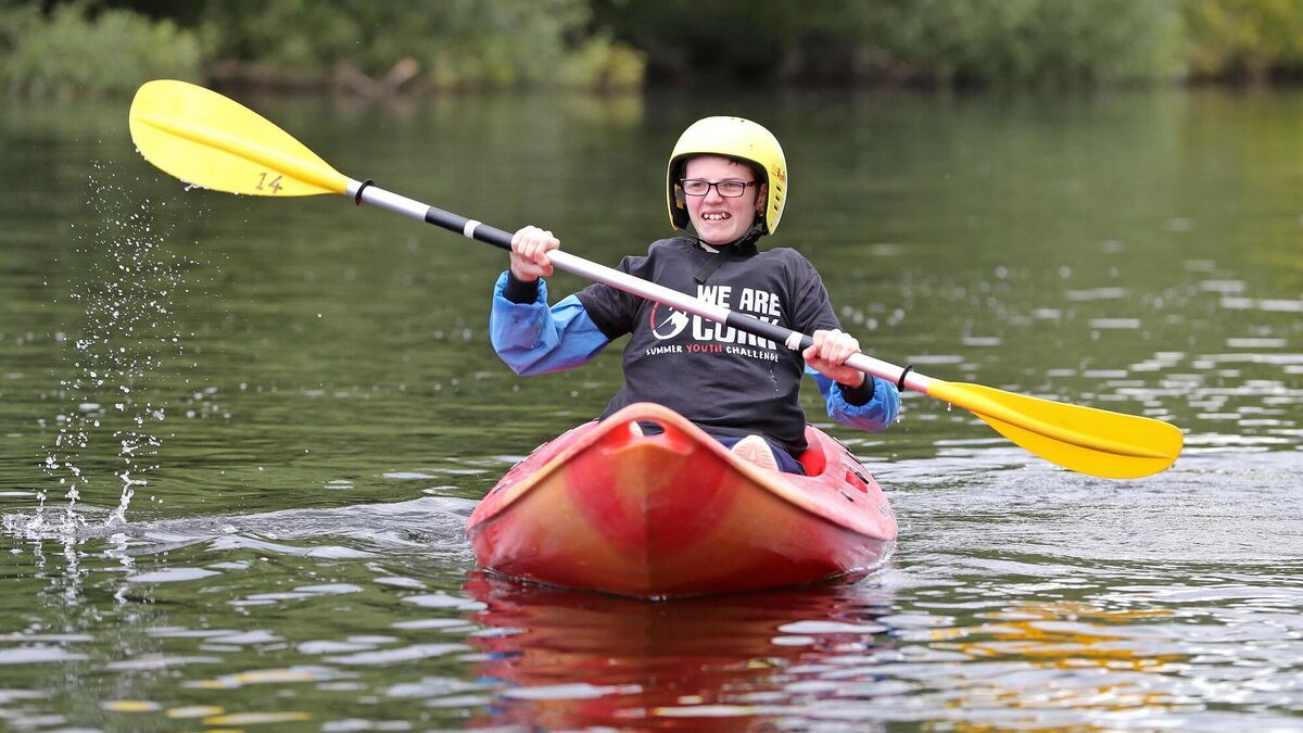 Pictures: Cork youths make the most of the sunshine by kayaking on the River Lee