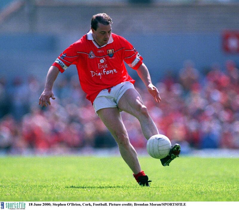 Cork football legend Steven O'Brien in action in 2000. Picture: Brendan Moran/SPORTSFILE Cork football legend Steven O'Brien in action in 2000. Picture: Brendan Moran/SPORTSFILE