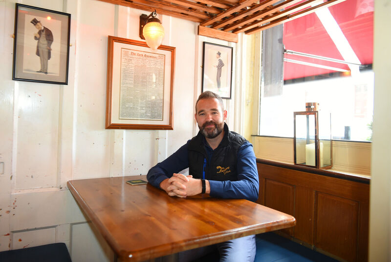 Chris Weldon in one of the many 'snugs' 